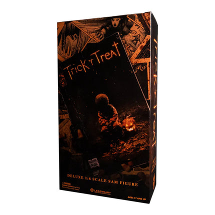 Trick R Treat- Deluxe 1:6 Scale Sam Figure- box back view