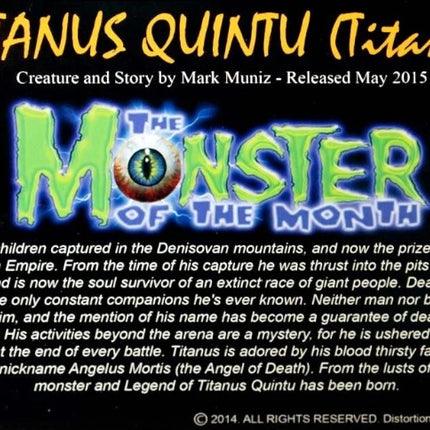 Titanus Quintu Distortions Collector's Mask