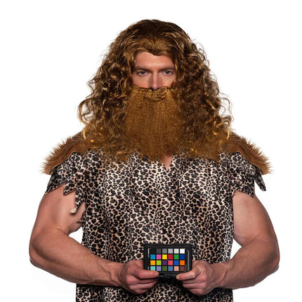 Viking Wig & Beards- brown