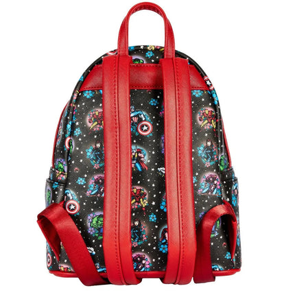 Marvel Avengers Tattoo Mini Backpack- back view