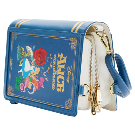 Alice In Wonderland Book Convertible Crossbody Bag- side view