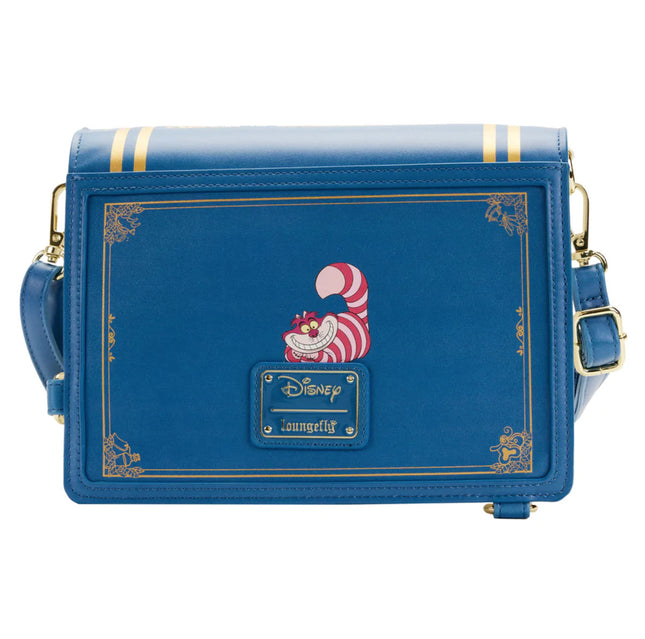 Alice In Wonderland Book Convertible Crossbody Bag- back view