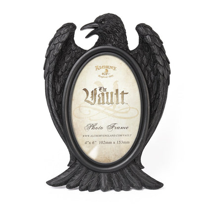 Black Raven Photo Frame- front view