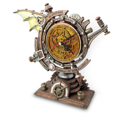 The Stormgrave Chronometer Clock- angled view