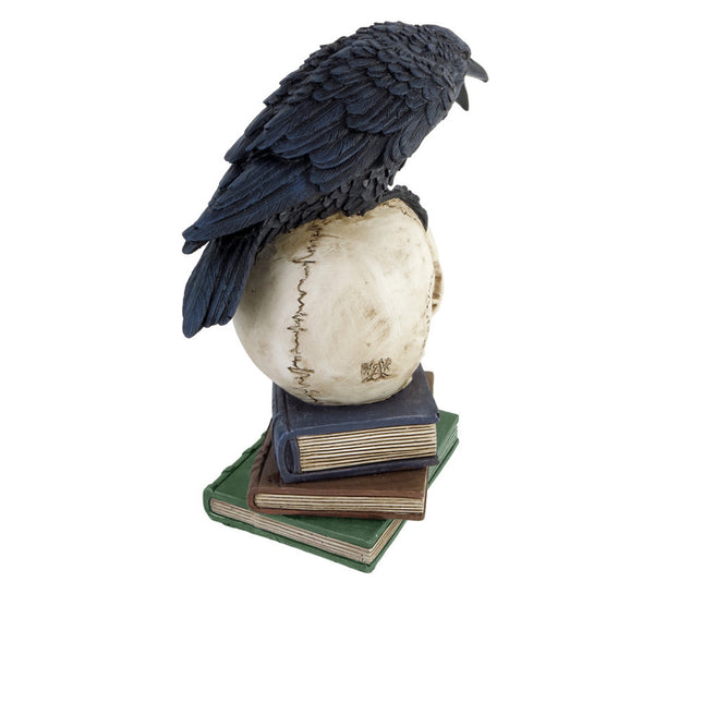 Poe's Raven Skull- back view