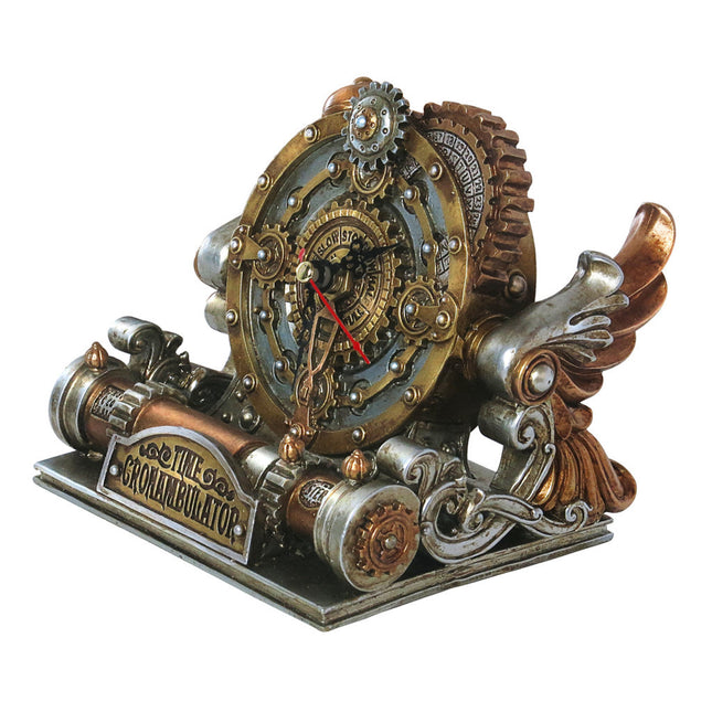 Time Chronambulator Clock- angled view