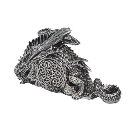 Dragonlore Desk Clock- back view