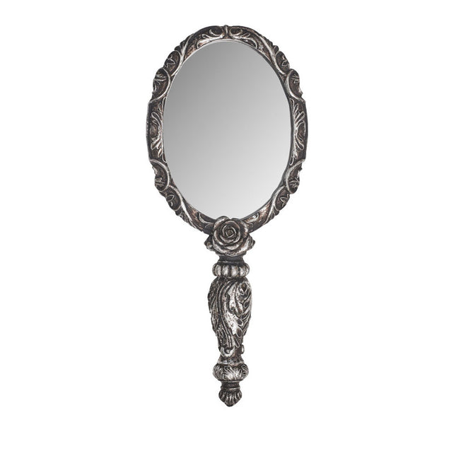 Baroque Rose Hand Mirror- front view