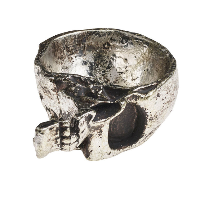 Half Skull Trinket Dish- front angled view