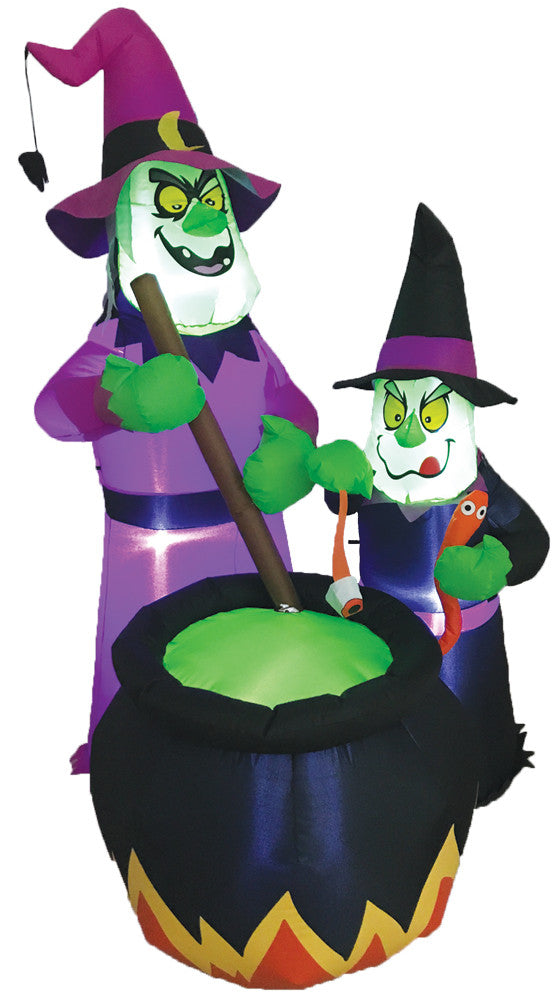 WITCHES BREW INFLATABLE W LED