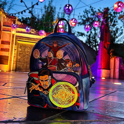 Marvel Doctor Strange Multiverse Glow In The Dark Mini Backpack- fun photo