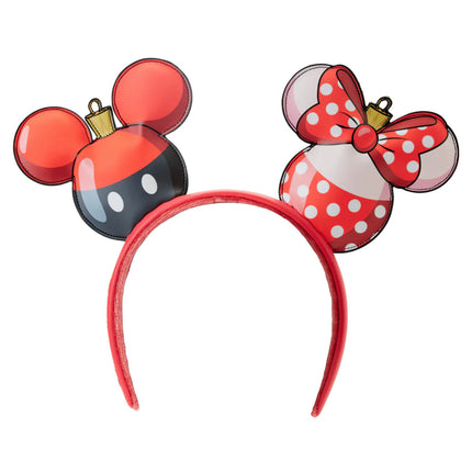 Mickey and Minnie Ornament Headband- without bow front view