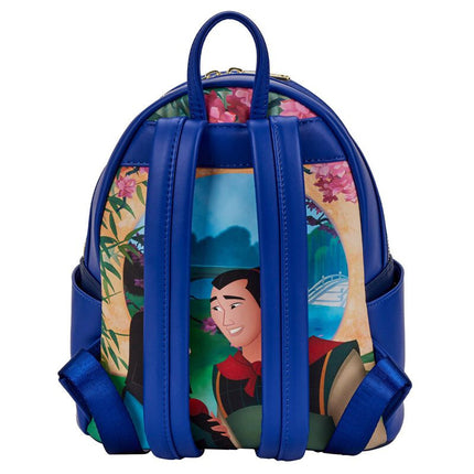 Mulan Castle Light Up Mini Backpack- back view