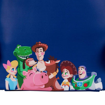 Pixar Toy Story Ferris Wheel Movie Moment Mini Backpack- close up back view