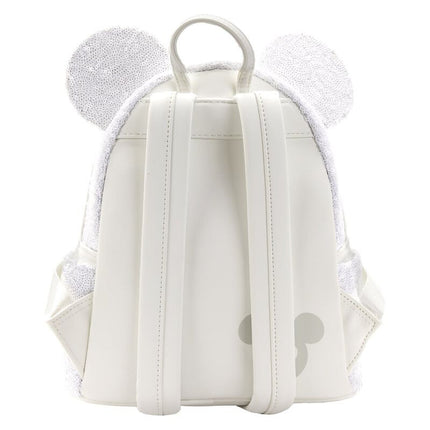 Minnie Mouse Sequin Wedding Mini Backpack- back view
