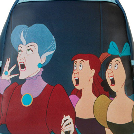 Cinderella Princess Scene Mini Backpack- up close back view