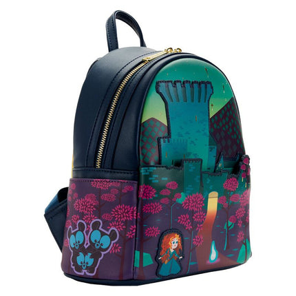 Brave Merida Princess Castle Mini Backpack- side view