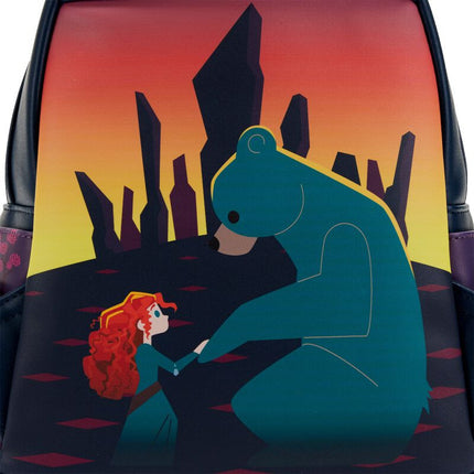 Brave Merida Princess Castle Mini Backpack- back view up close