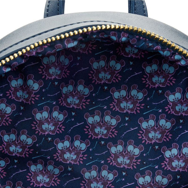 Brave Merida Princess Castle Mini Backpack- inside lining print