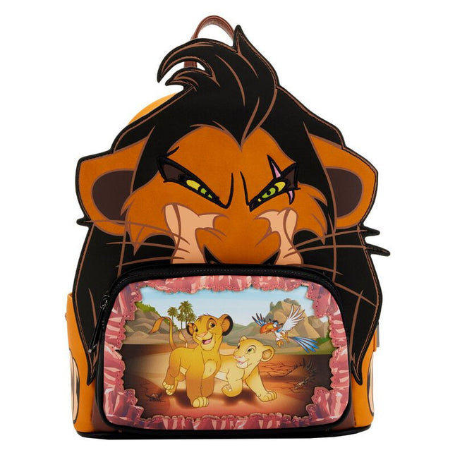 Lion King Villains Scene Scar Mini Backpack- front view