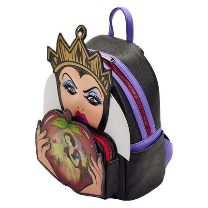 Evil Queen Villains Scene Mini Backpack- top angled view