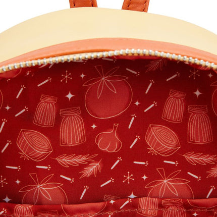 Ratatouille Cooking Pot Mini Backpack- inside lining print