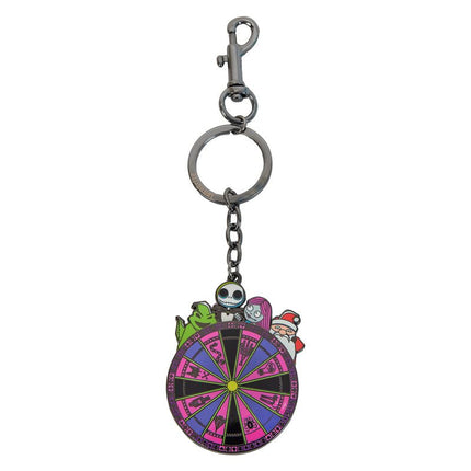 Nightmare Before Christmas Spinning Wheel Keychain- front view