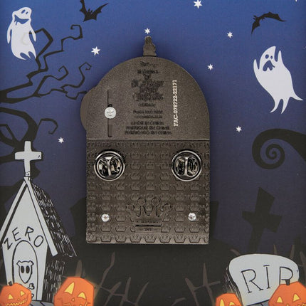 POP! Jack Skellington Sliding Pin- back of pin