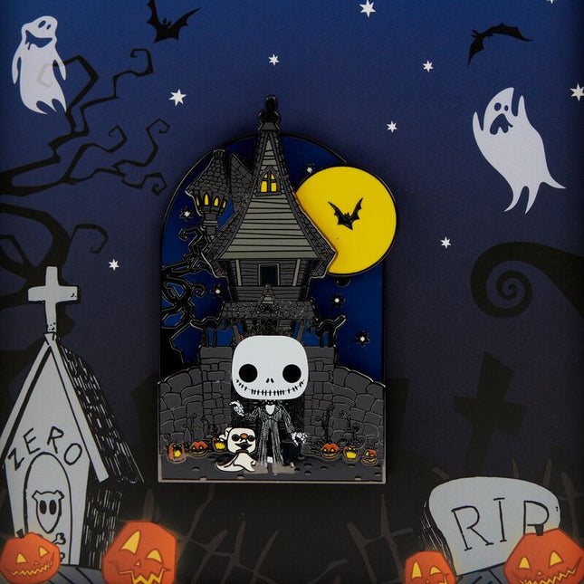 POP! Jack Skellington Sliding Pin- pin with moon slid up