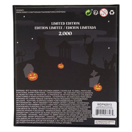 Nightmare Before Christmas Lock, Shock & Barrel Moving Pin- back of box