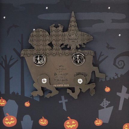 Nightmare Before Christmas Lock, Shock & Barrel Moving Pin- back of pin