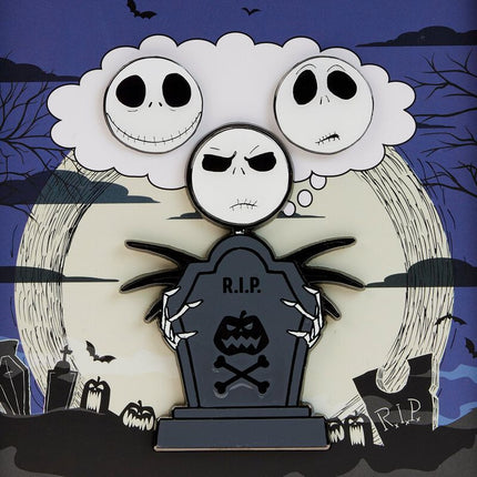 NBC Jack Skellington Mixed Emotions Pin Set