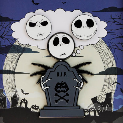 NBC Jack Skellington Mixed Emotions Pin Set