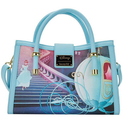 Cinderella Princess Scene Crossbody Bag- back view