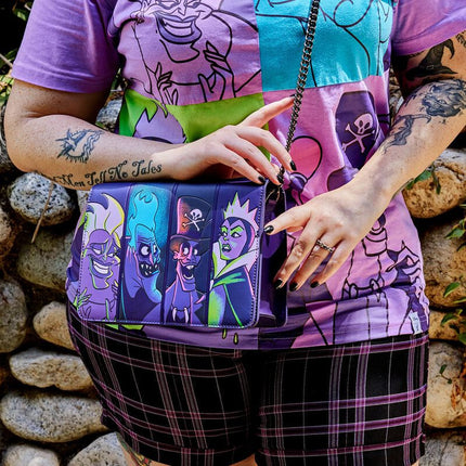 Disney Villains In The Dark Crossbody Bag- worn by model