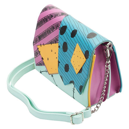 Nightmare Before Christmas Sally Cosplay Crossbody Bag- top angled view