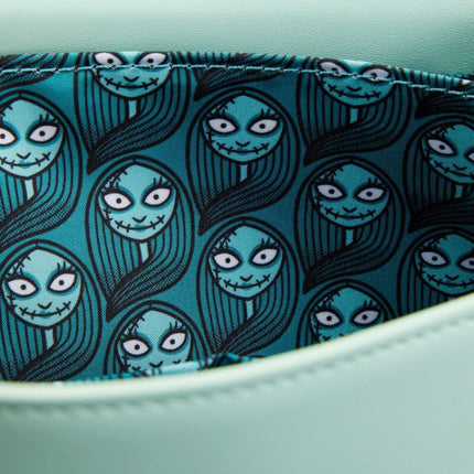 Nightmare Before Christmas Sally Cosplay Crossbody Bag- inside lining print