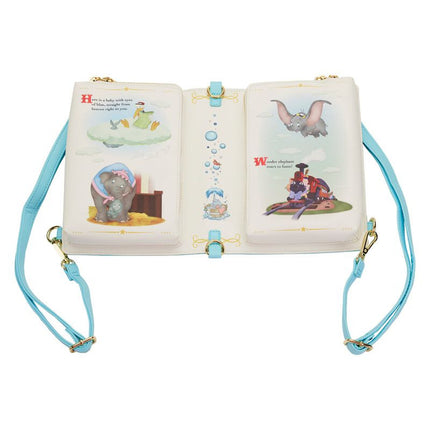 Dumbo Book Series Convertible Crossbody Bag- open inside view