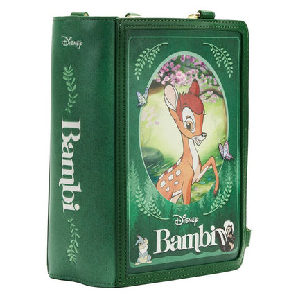 Bambi Book Convertible Crossbody Bag- side view closed