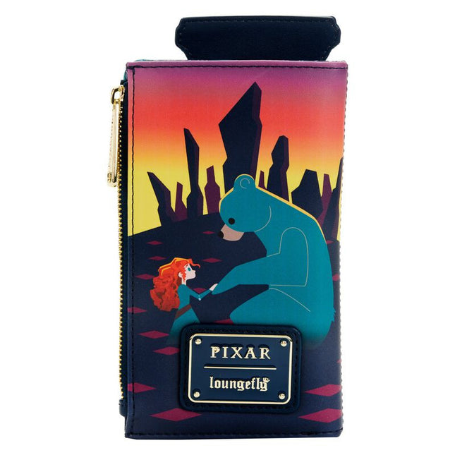 Brave Merida Princess Castle Flap Wallet- back view