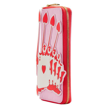 Alice In Wonderland Ace of Spades Wallet- side view