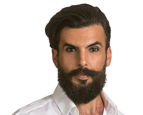 Endura Hair & Beard & Brow Packs- on model