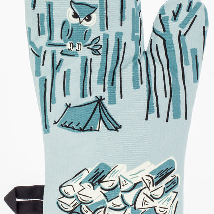 Bitches Get Stuff Done Oven Mitt- back view