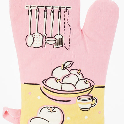 I've Got A Knife Oven Mitt- back view