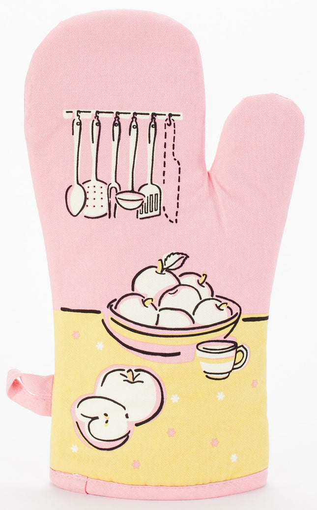 I've Got A Knife Oven Mitt- back view