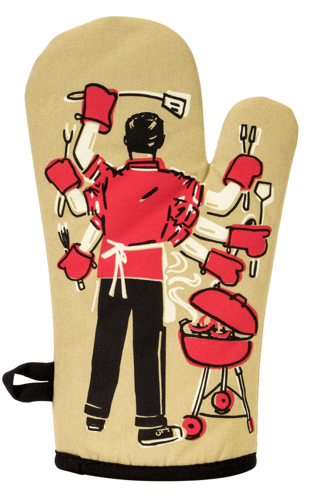 Feed All You Fuckers Oven Mitt- back view