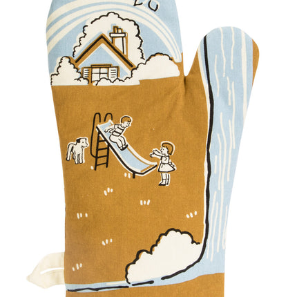 Love My Asshole Kids Oven Mitt- back view