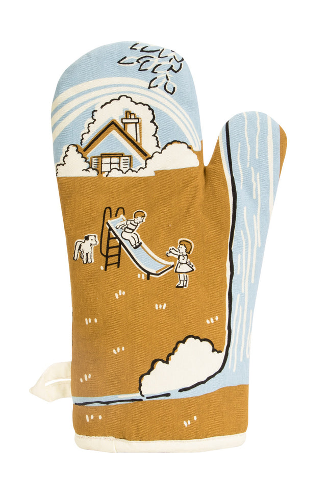 Love My Asshole Kids Oven Mitt- back view