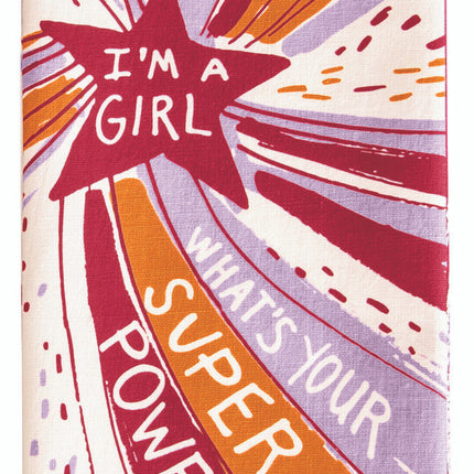 Superpower Dish Towel- folded