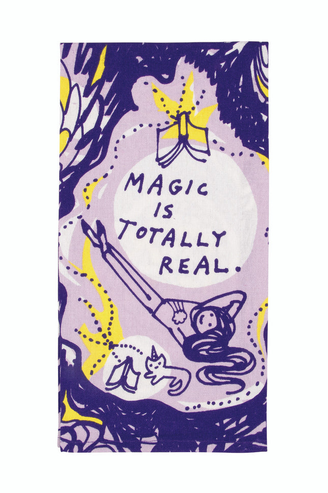 Magic is Totally Real Dish Towel- folded